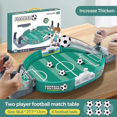 Mesa de futebol jogo de tabuleiro para a família jogo de festa mesa jogar bola brinquedos de futebol portátil esporte ao ar livre brinquedo presente para crianças