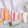 320/420ml 304 Stainless Steel Vacuum Flask, Portable Pocket Insulated Water Bottle with Carry Strap