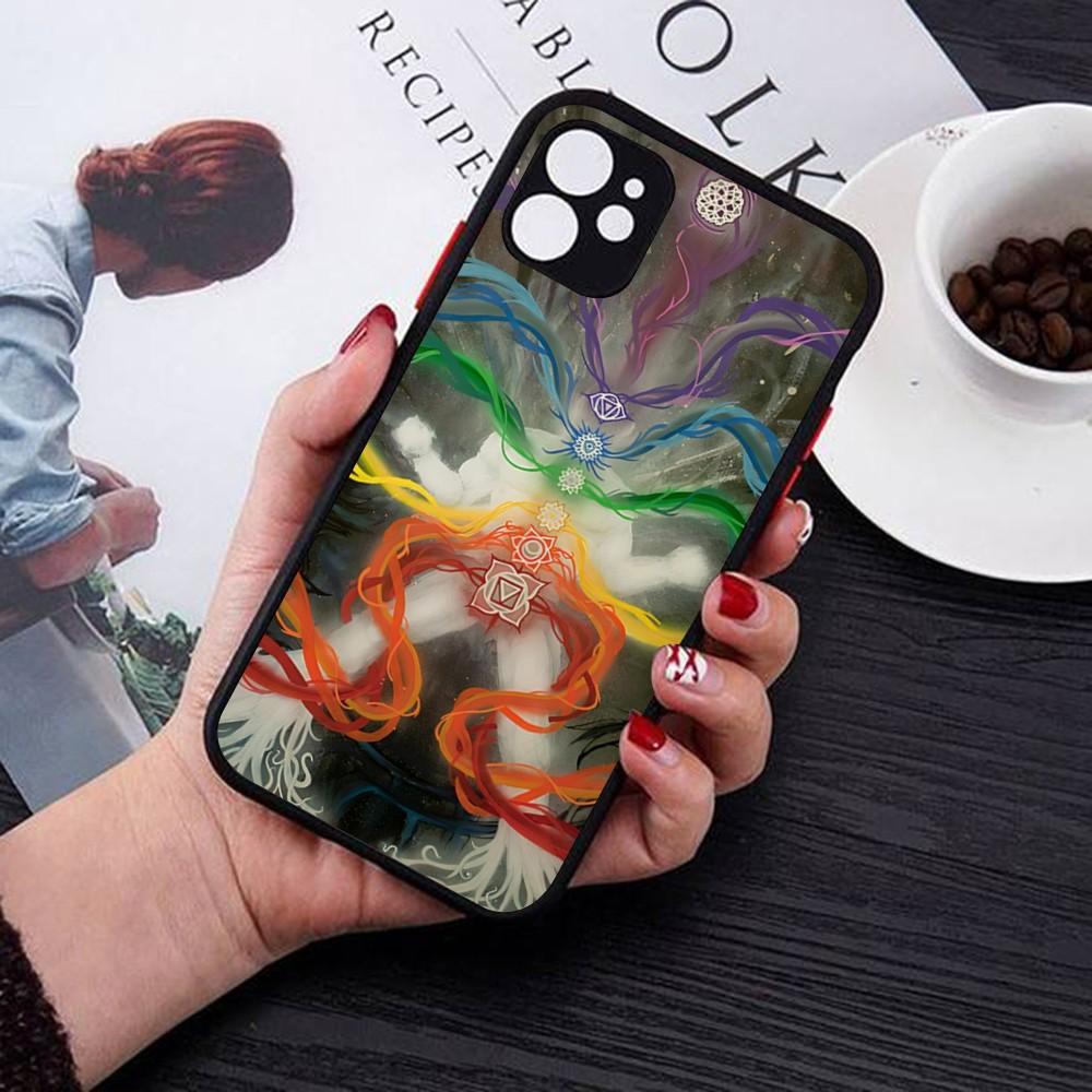 The Yoga Phone Case For IPhone 14 11 12 13 Mini Pro Max 8 7 Plus X XR XS MAX Translucent Matte Cover