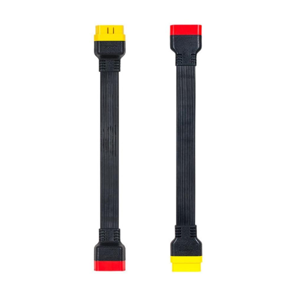Female Connector OBD2 Extension Connector Extension Cable Pin Connector 16 Pin Male Connector Black OBD II Extension Cable Auto