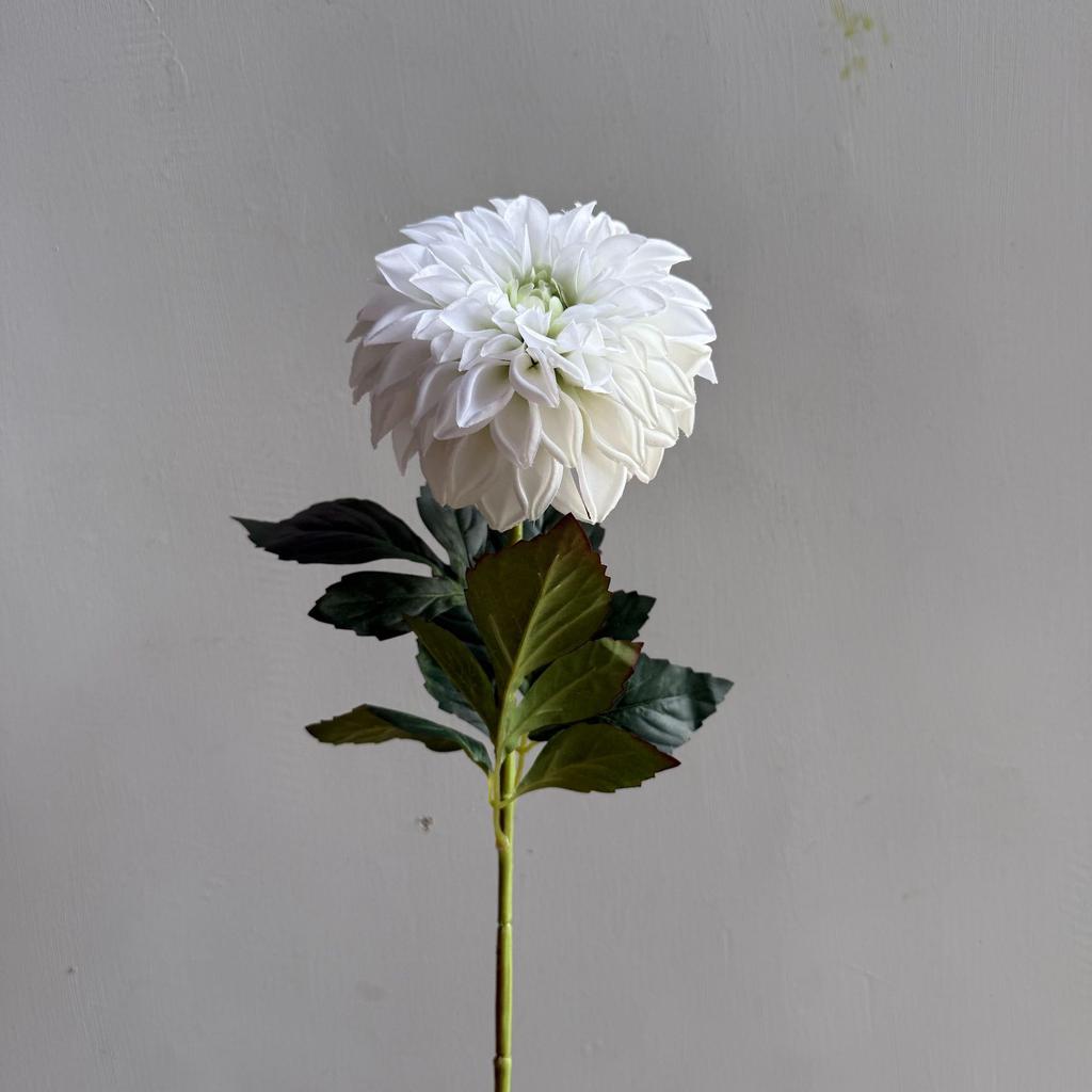 Lifelike artificial dahlia flower with 1 heads long branch silk flower for home wedding decor birthday party bedroom Decoration