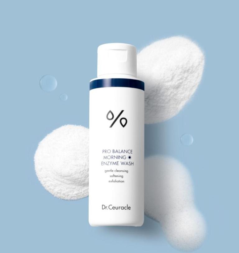 Dr. Ceuracle Pro Balance Morning Enzyme Wash 50g – Gentle Powder Cleanser for Daily Use