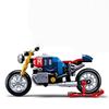 Sluban Motorcycle Motorcycle Assembly Model Children'S Educational Toy Boy Birthday Gift Tabletop Decoration