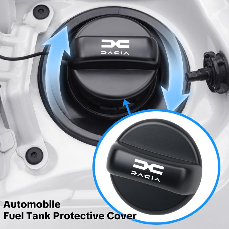 Car Zinc Alloy Fuel Tank Cap Dustproof Petrol Cover Stickers For Dacia Duster Logan Sandero Lodgy Dokker Stepway Mcv 2 Solenza