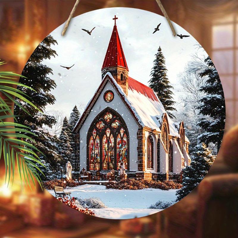 

Рождественские украшения, 2D плоские подвесные деревянные таблички, украшение для интерьерной стены или двери, украшение для сада, рождественские подарки для друзей