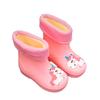 Botas de Chuva Fofas para Estudantes - Sapatos Aquáticos Estilo Desenho Animado com Resistência à Água e Antiderrapantes.