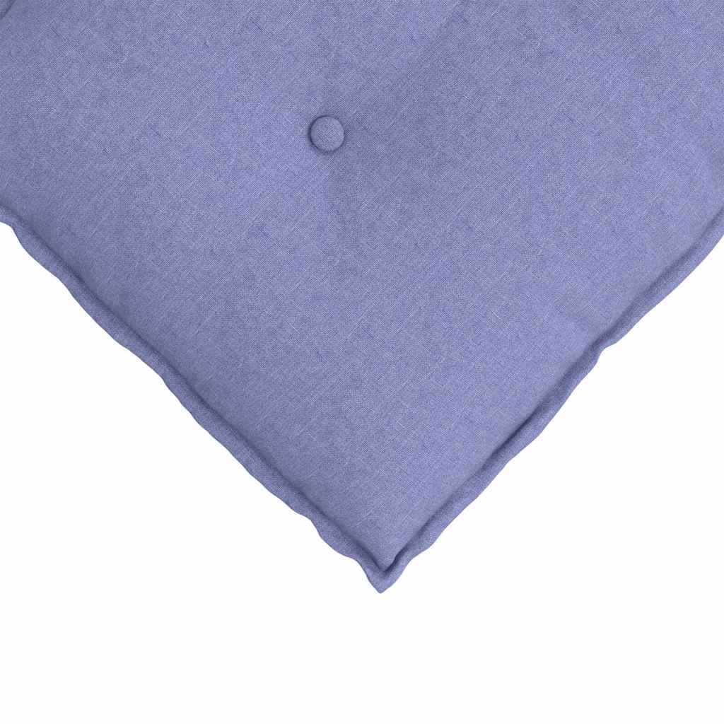 Back Cushion Denim Blue 200 x 19 x 50 cm Fabric