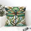 Natural Beautiful Floral And Butterfly Prints Pillow Case Linen Pillow Case Sofa Home Decor Cushion Cover Cushion Cove