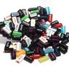 50pcs Acrylic Rectangular Words Beads 15X7.5mm Loose Bead for Jewelry Making DIY Necklace Phone Chains Bracelet Accessories