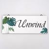 Set of Four Wooden Motivational Wall Hanging Ornaments: Decorative Plaques for Home Décor
