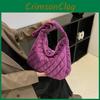 Stylish Vintage Nylon Shoulder Bag Soft Cotton Fabric Elegant Tote For Women
