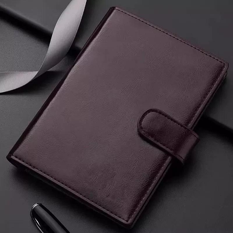 Stylish Travel Leather Passport Bag Multi-Card Card Holder Portable Multi-Function Men's Wallet
