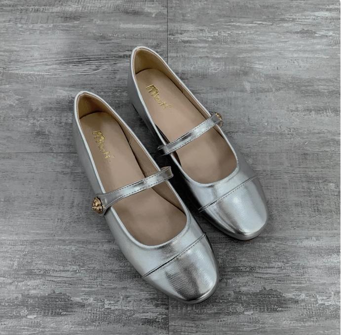 Fashion Flat Shoes for Women Spring and Autumn 2025 New Square Toe Bow Shallow Mouth Ballet Flat Shoes Plus Size Women's Shoes 41-43