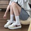 Couple bread shoes Hong Kong style Han Su ins retro student casual board shoes breathable and non-slip