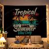 Sunshine State of Mind Wall Tapestry Wilderness Camping Wall Art Sun Surf  Friends Bedroom Decoration Room Decorating Item