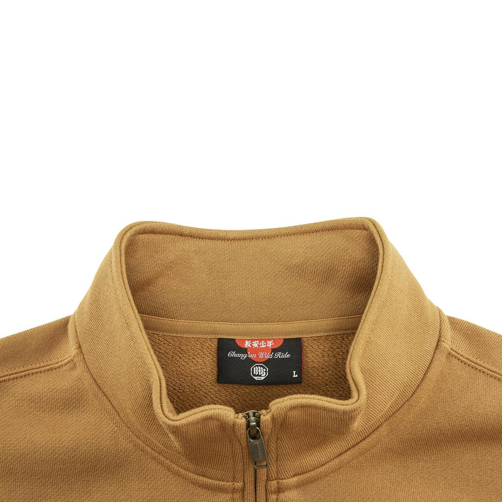 Li-Ning Basketball Series Letter Stand Collar Breathable Soft Loose Sweatshirt Men sweatshirt AWDVH97-2