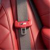 2pcs Silicone Car Seat Belt Buckle Protective Cover Decorative Accessories For BMW X1 X2 X3 X5 X4 X6 X7 iX3 F20 F10 F07 E70 E46 E1