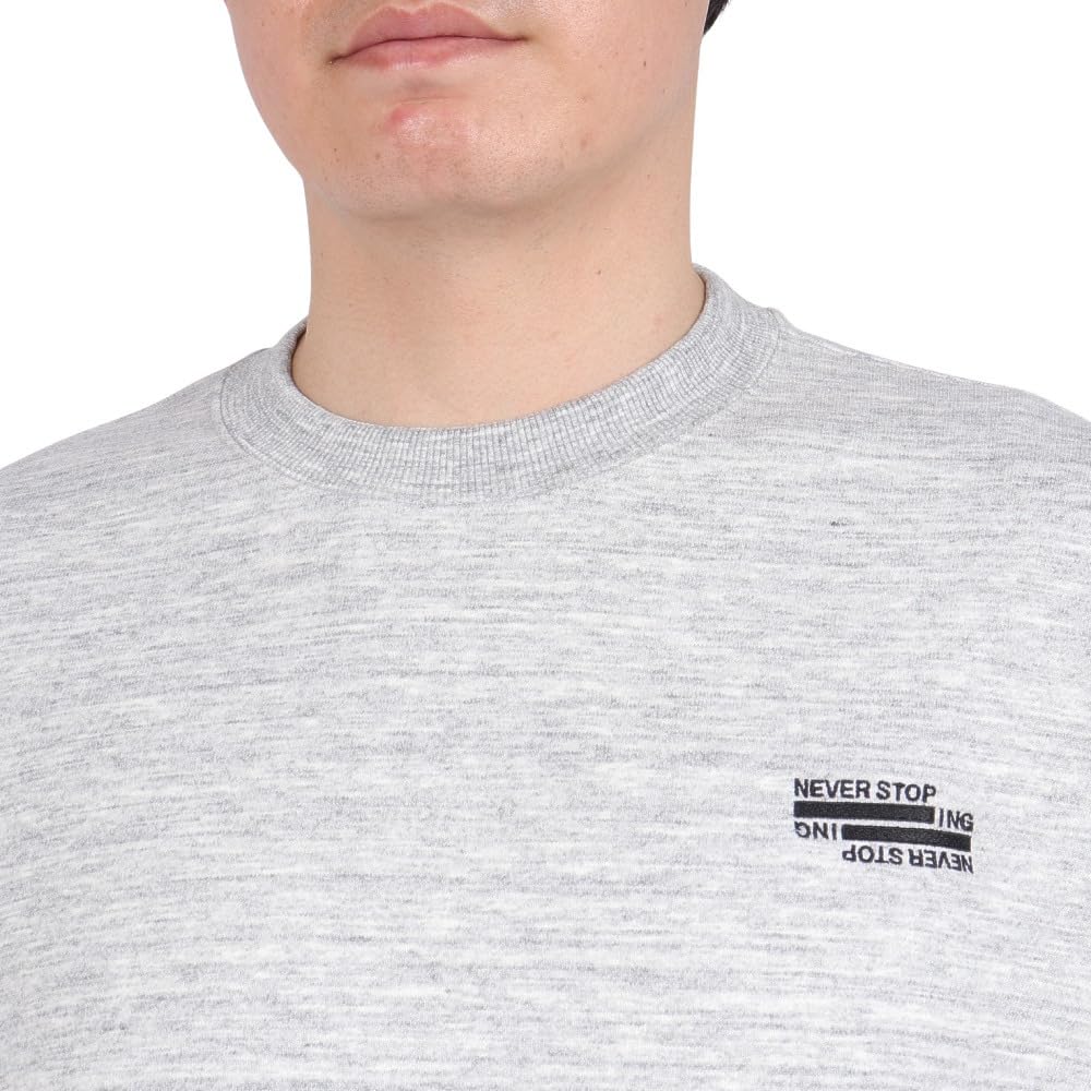 The North Face NEVER STOP ING Mixed Size M Crew, Gray,