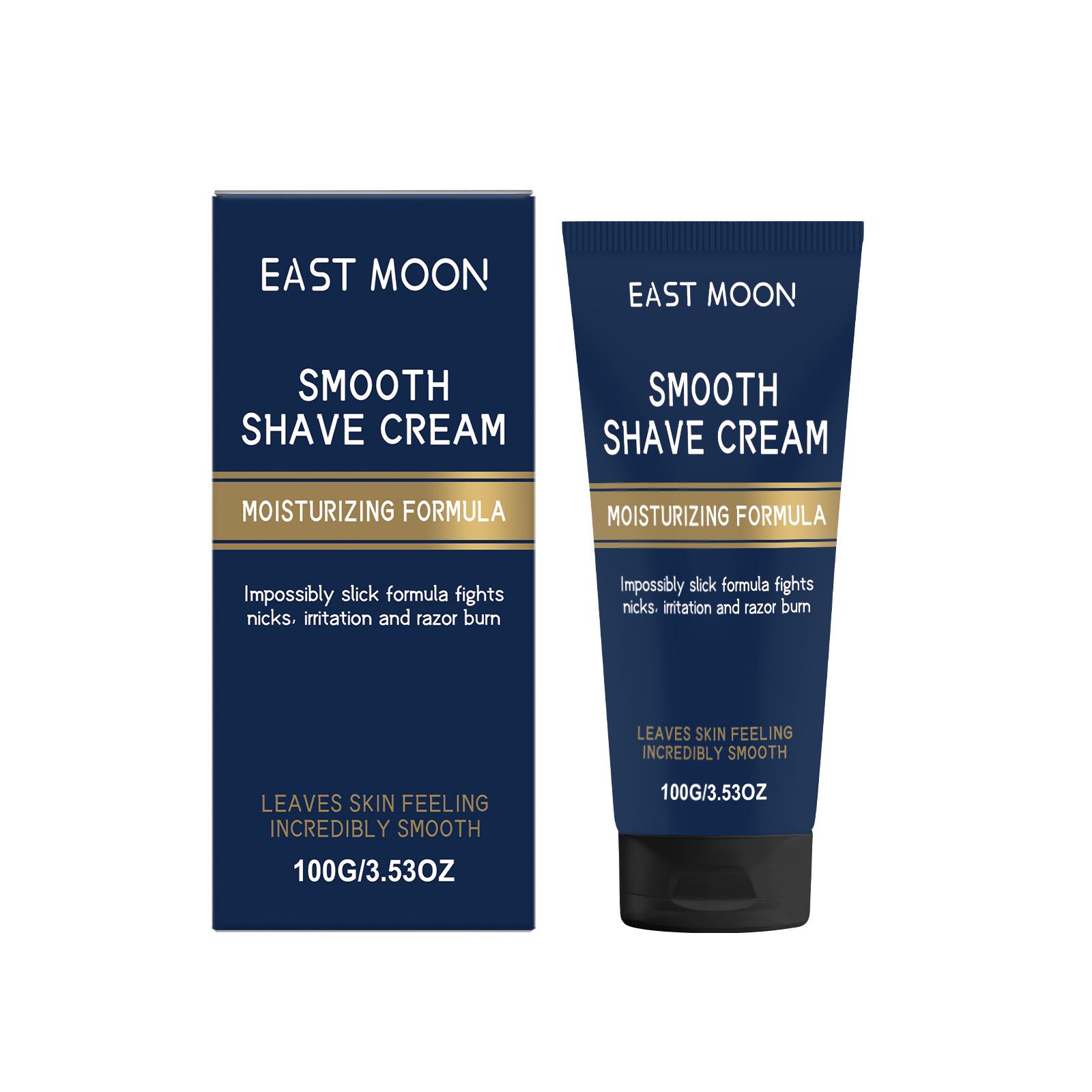EAST MOON Men s Refreshing Daily Shaving Cream – Non-Sticky, Smooth Texture