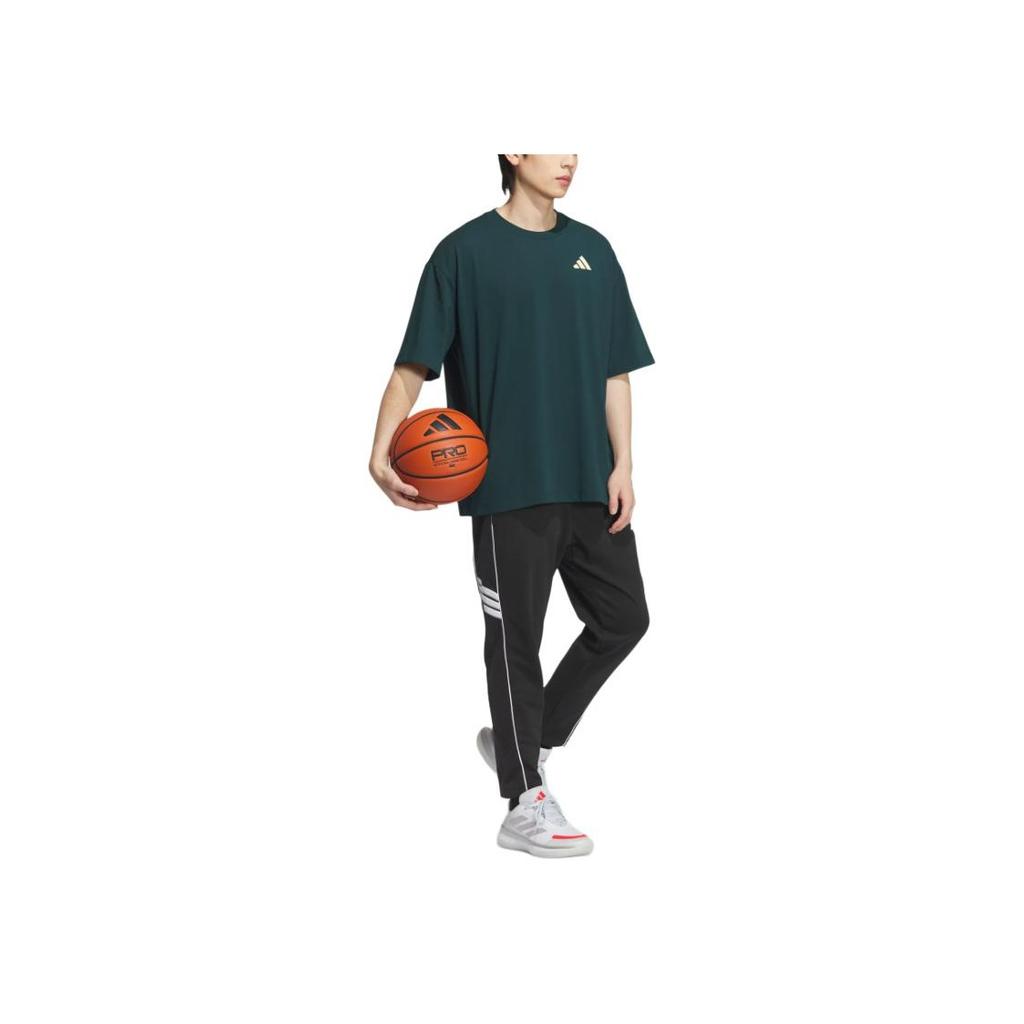 adidas Koszykówka Ss25 Intercon Koszulka Modna Codzienna Okrągły Dekolt Wygodna Krótki Rękaw Koszulka Unisex Top KD4291