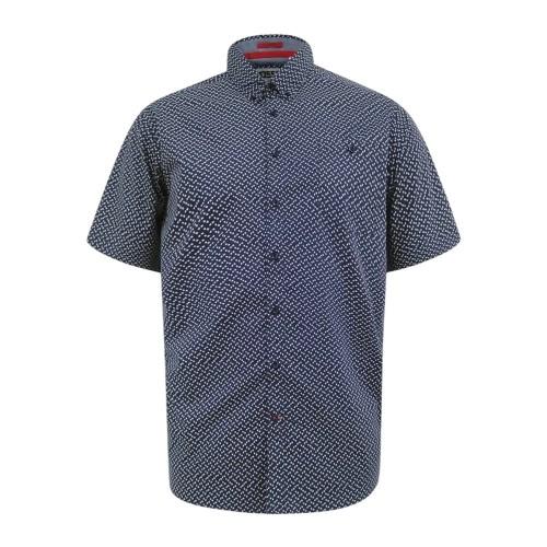 Duke Mens Melrose D555 Icon Kingsize Short-Sleeved Shirt