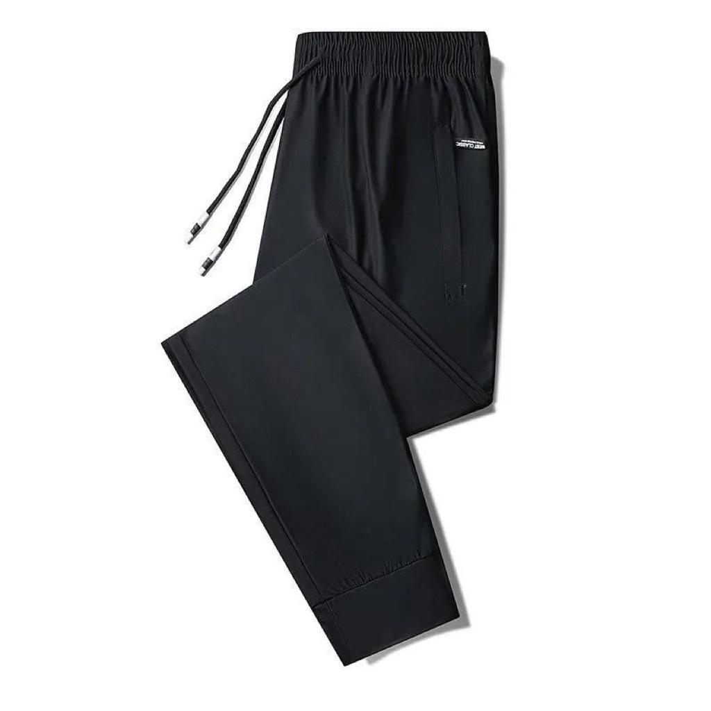 Pantaloni Sportivi da Uomo Vita Elastica Pantaloni Casual Taglie Forti Pantaloni Fitness