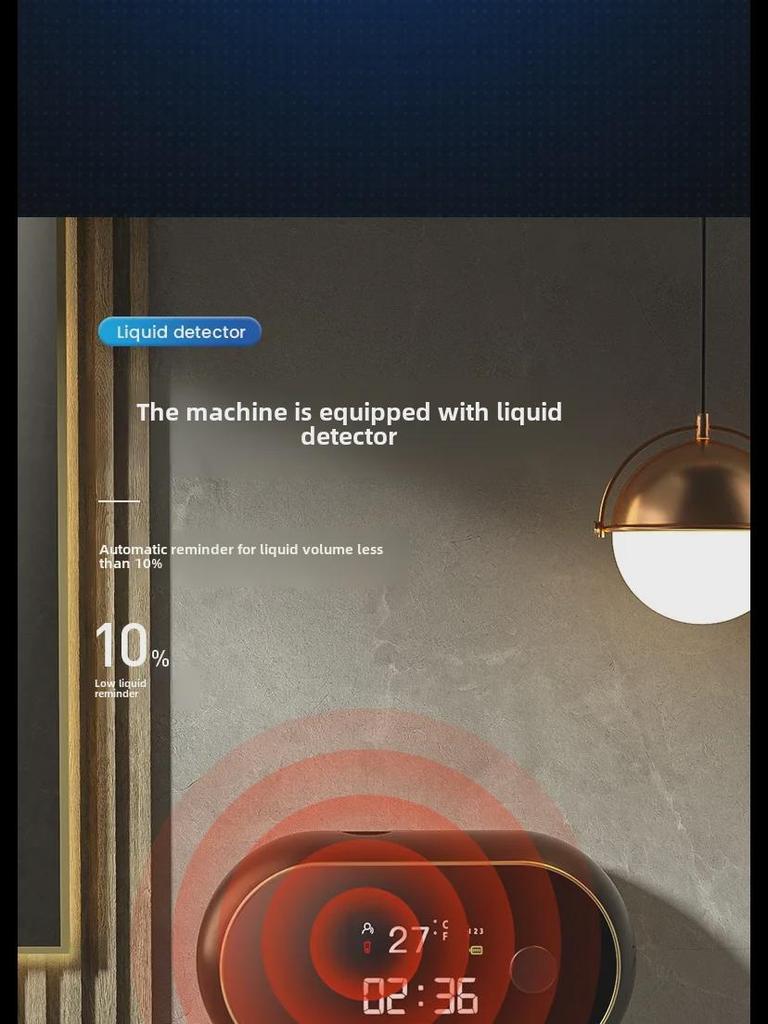 W2 Automatic Wall-Mounted Intelligent Foam Hand Sanitizer Dispenser with Induction Charging