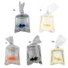 Clear Resin Fish Bag Charm Eye Catching Decorative Goldfish Water Bag Pendant Goldfish In Water Bag Pattern Charm DIY