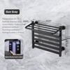 Stainless Steel Intelligent Electric Towel Rack Bathroom LED Digital Display Constant Temperature Drying Storage Rack