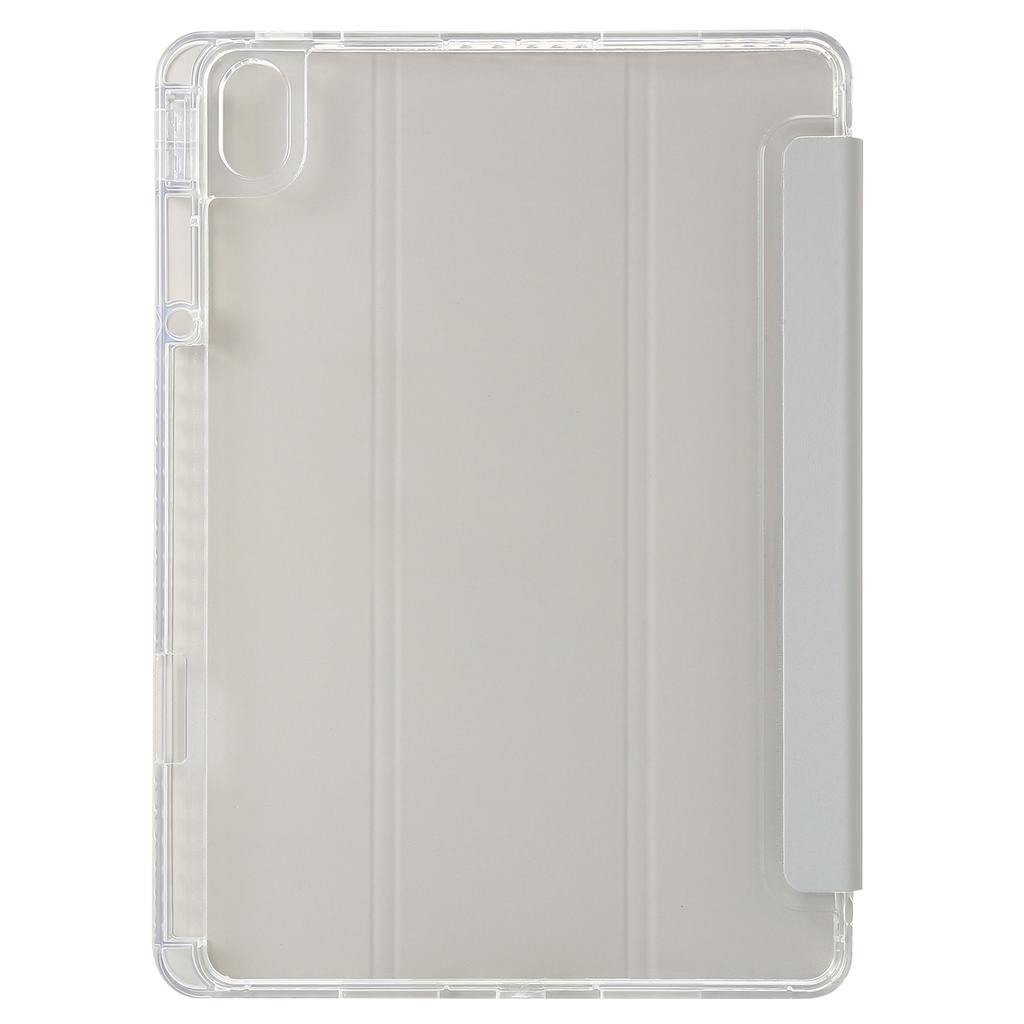 For Huawei MatePad 11.5 S Case Tri-fold Stand PU Leather+TPU+Clear Acrylic Tablet Cover
