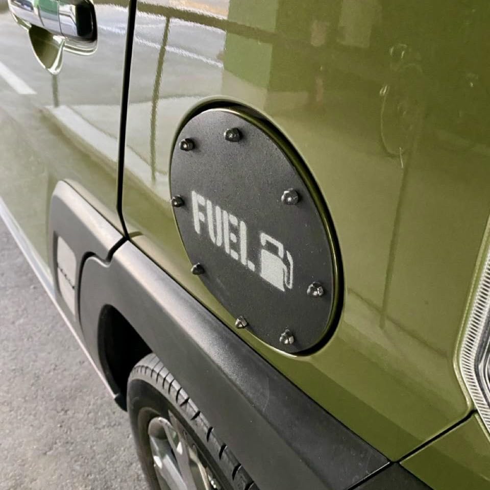 [Taft] Fuel Lid Cover, Fuel Lid Decal, No Drilling Required, TAFT Scratch-Resistant, Exterior Custom Parts, Fuel Lid Garnish, Decorative