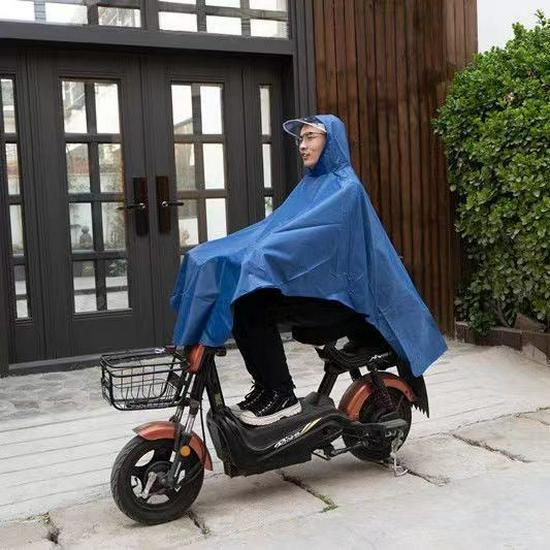 Mantella Pioggia Spessa Unisex per Scooter Elettrico/Bicicletta: Attrezzatura Antipioggia Torrenziale per Adulti