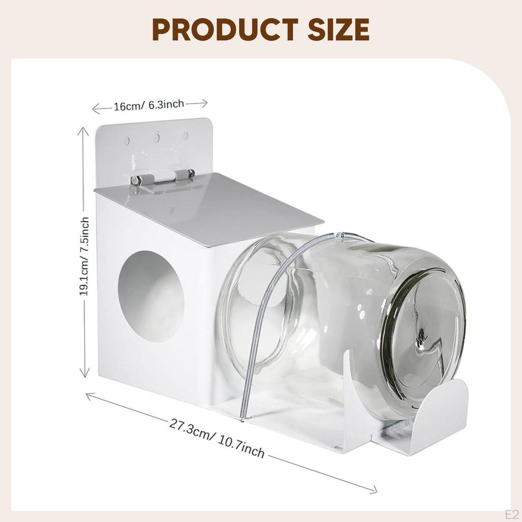 Domek karmnik dla wiewiórek stacja karmienia z wyjmowaną butelką do przechowywania na zewnątrz