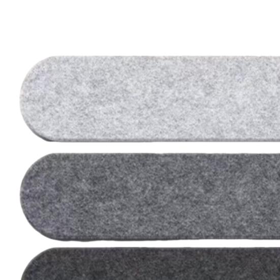 Felt Pin Board Strips Bulletin Board Home Office Wall Decor Self Adhesive Cork Board with Pins for Notes Photos Schedules