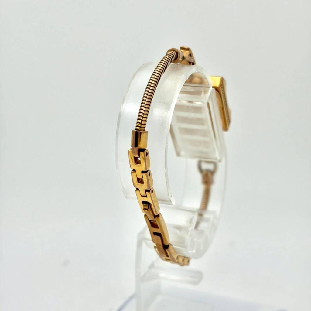 Used [Good Condition/New Battery] HAMILTON American Classic Ladies Watch Shell Pink Gold 280.002 312410