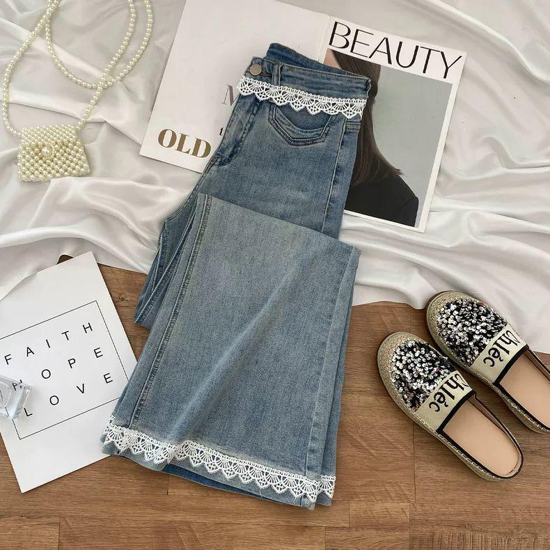 

Women s Light Flare Jeans: Summer 2026, High-Waisted, Slimming, Non-Cling, Wide-Leg. Extra Small