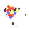 Luminous Round Colored Spacer Beads for Sea Fishing - Long-lasting Fluorescent Night Glow Stoppers