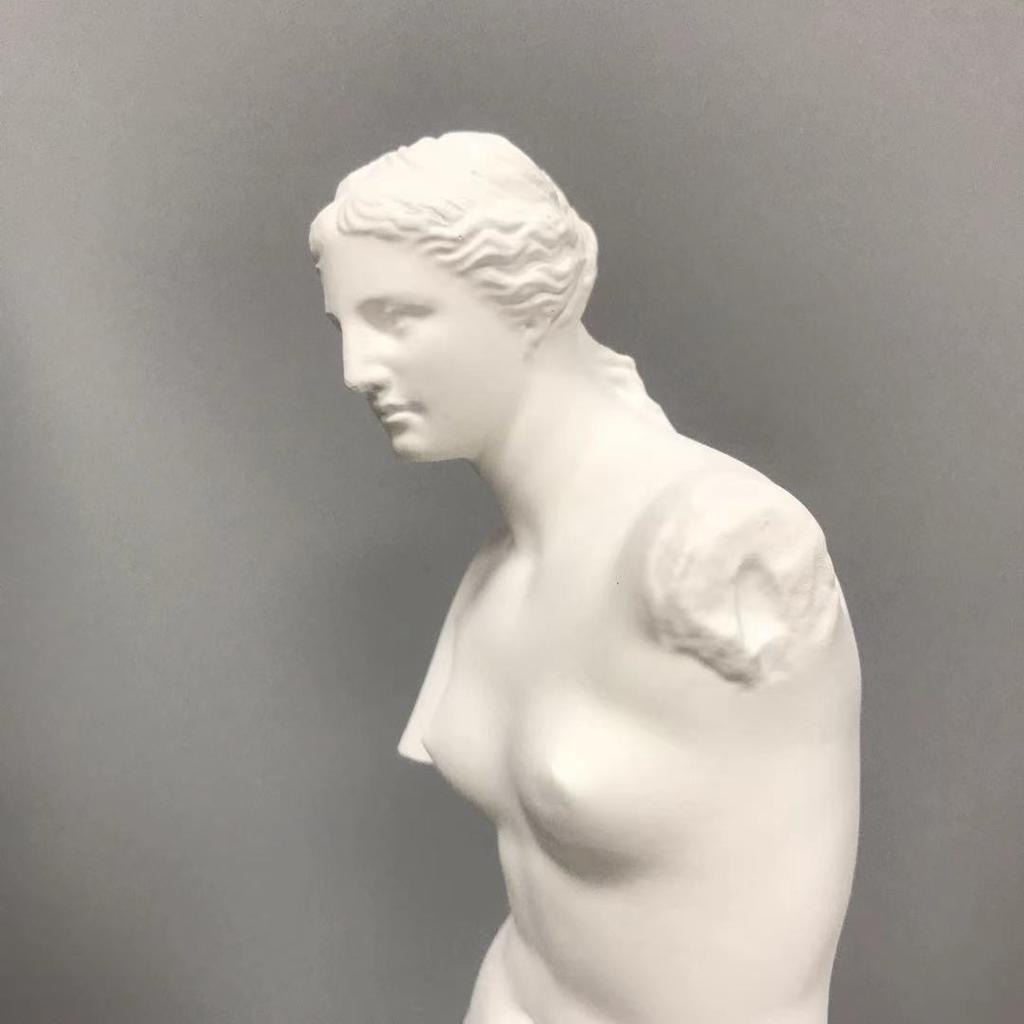 European Broken Arms Venus Plaster Statue Resin Decoration Home Room Table Sculpture Ornaments Study Office Desk Figurine Crafts