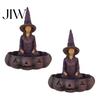 Small Vanity Tray Meditating Witch Jewelry Tray, Vintage Gothic Resin Decorative Storage Decoration Dish, Mysterious Zen Desktop Organizer for