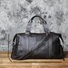 NZPJ Vintage Leather Men Travel Bag Natural Cowhide Handbag Casual Shoulder Messenger Computer  Bag Large Capacity Luggage Bag