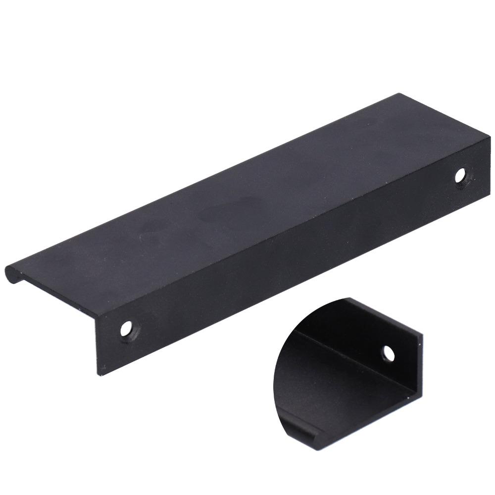 Aluminum Alloy Drawer Pulls Thickened Finger Edge Pulls Modern Cupboard Handles  Furniture