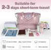 Korean Style Expandable Travel Bag - Large Capacity, Wet/Dry Separation, Sports & Student Carry-on
