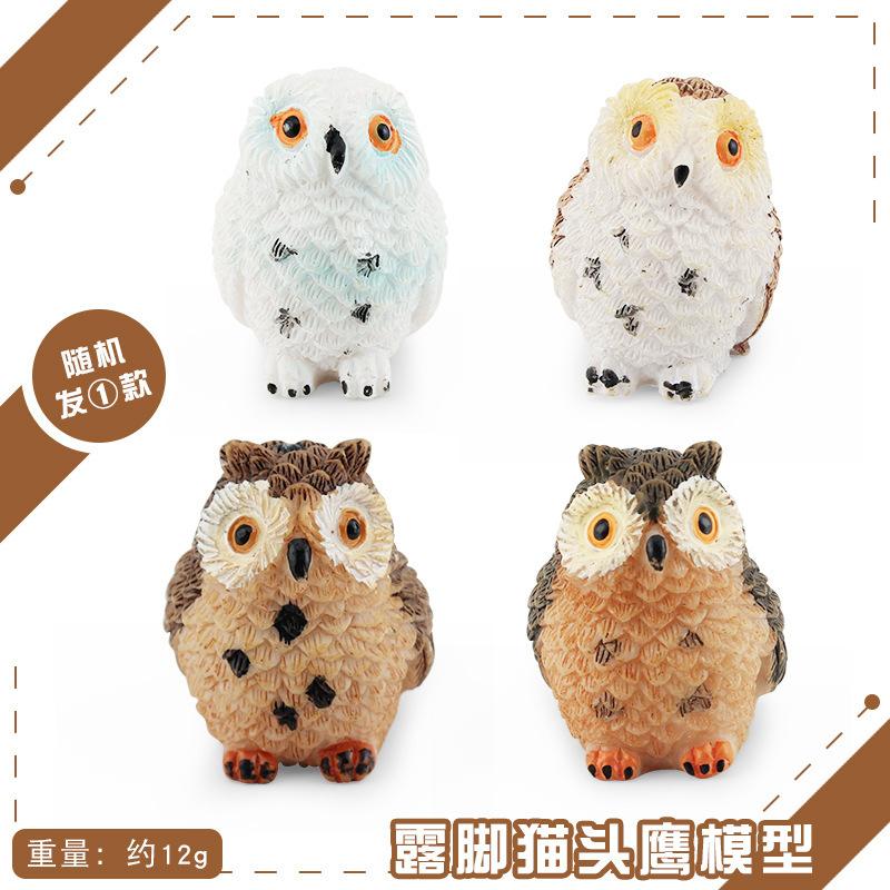 

Моделирование лесной птицы, модель животного, сова с открытыми лапами, настольное статическое украшение, орнамент, игрушка