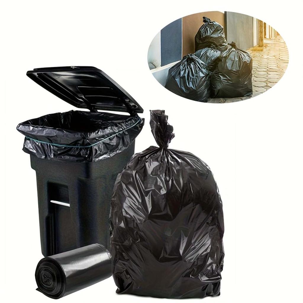 Leak Bags, Large Flat Top Garbage Bags for Hotel and Home Use