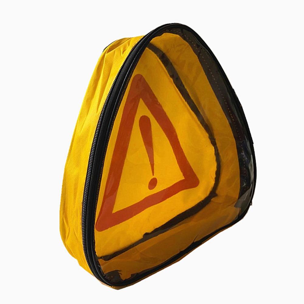 Outdoor Car Emergency Charter First Aid Kit, Portable On-board Storage Bag, Oxford Cloth Rescue Triangle Tool Kit