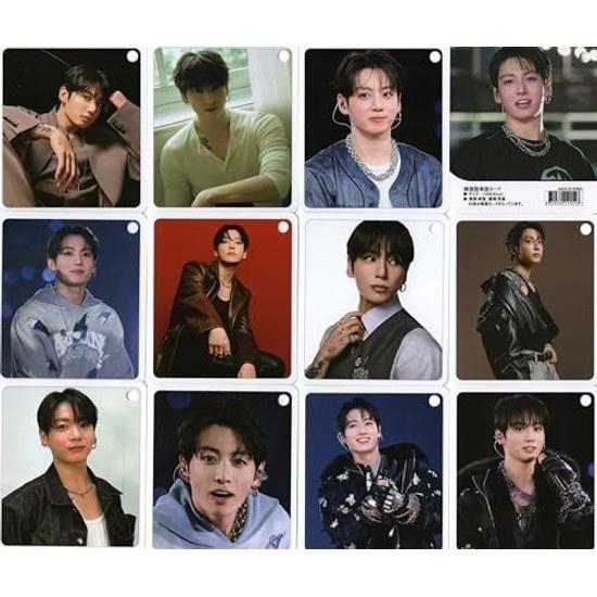 BTS Jung Kook Korece Dil Kartları 63 adet + Kılıf Dahil Şeffaf