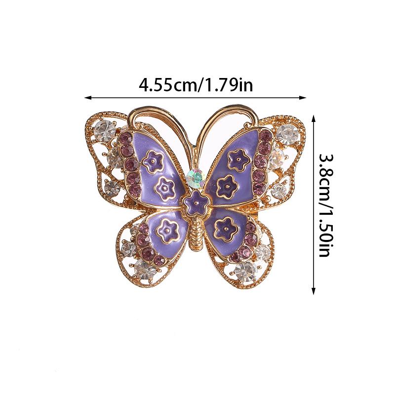 

Брошь с летающими насекомыми и животными, металлические эмалированные булавки, красочные броши-бабочки, хрустальные стразы