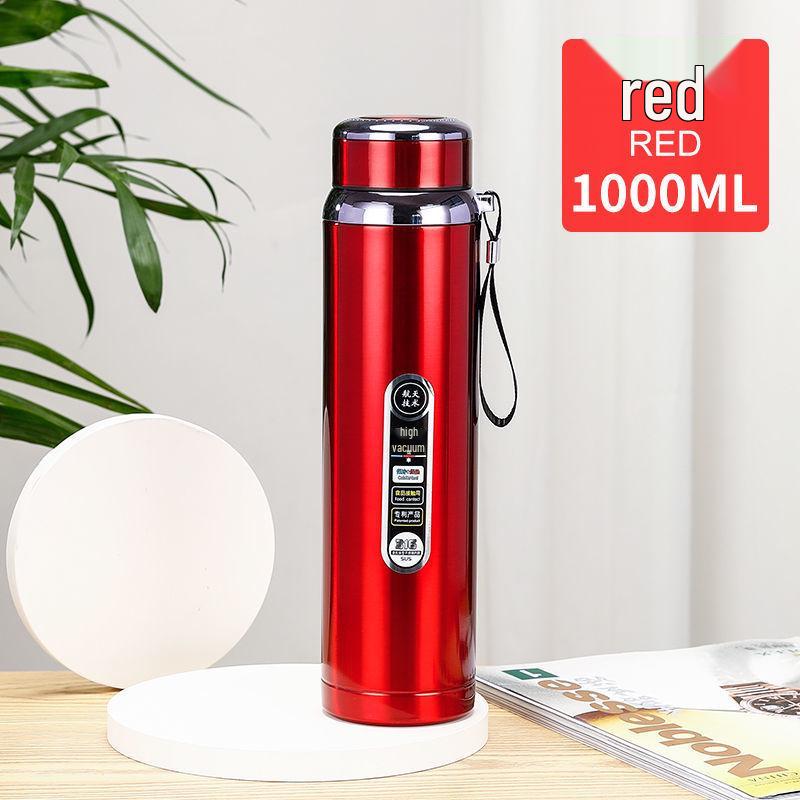 

Термочайник из нержавеющей стали для путешествий с ручкой-веревкой - Большой объем, Разделение чая и воды 500ML (Home)