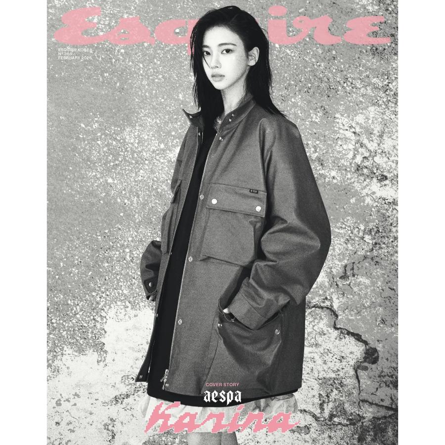 ESQUIRE Korea 2026 February Aespa Karina Son Jong-Won LNGSHOT, KPOP, KSTAR