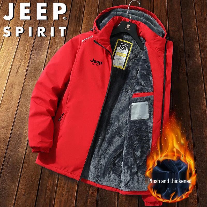 JEEP SPIRIT Men's Winter Hooded Padded Jacket